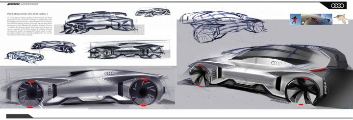 由Lucia Lee設計草圖的奧迪Paon 2030概念